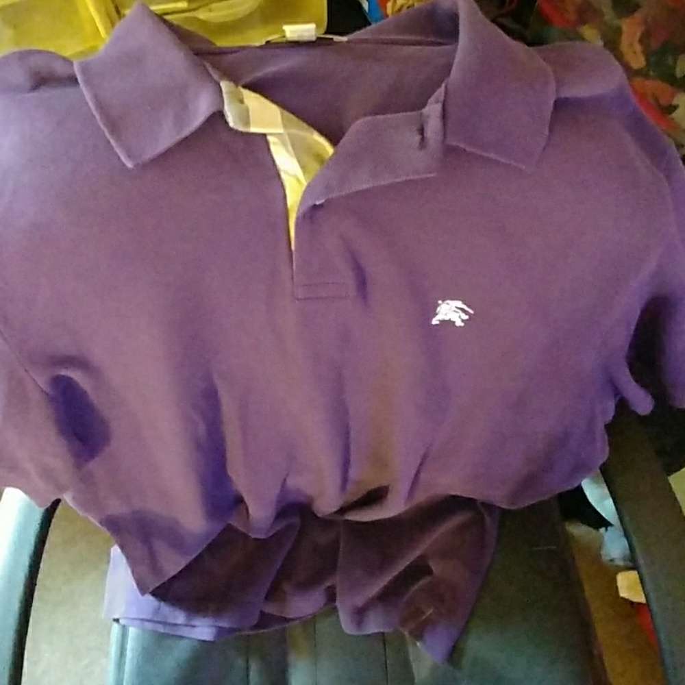 Men's Burberry polo shirt